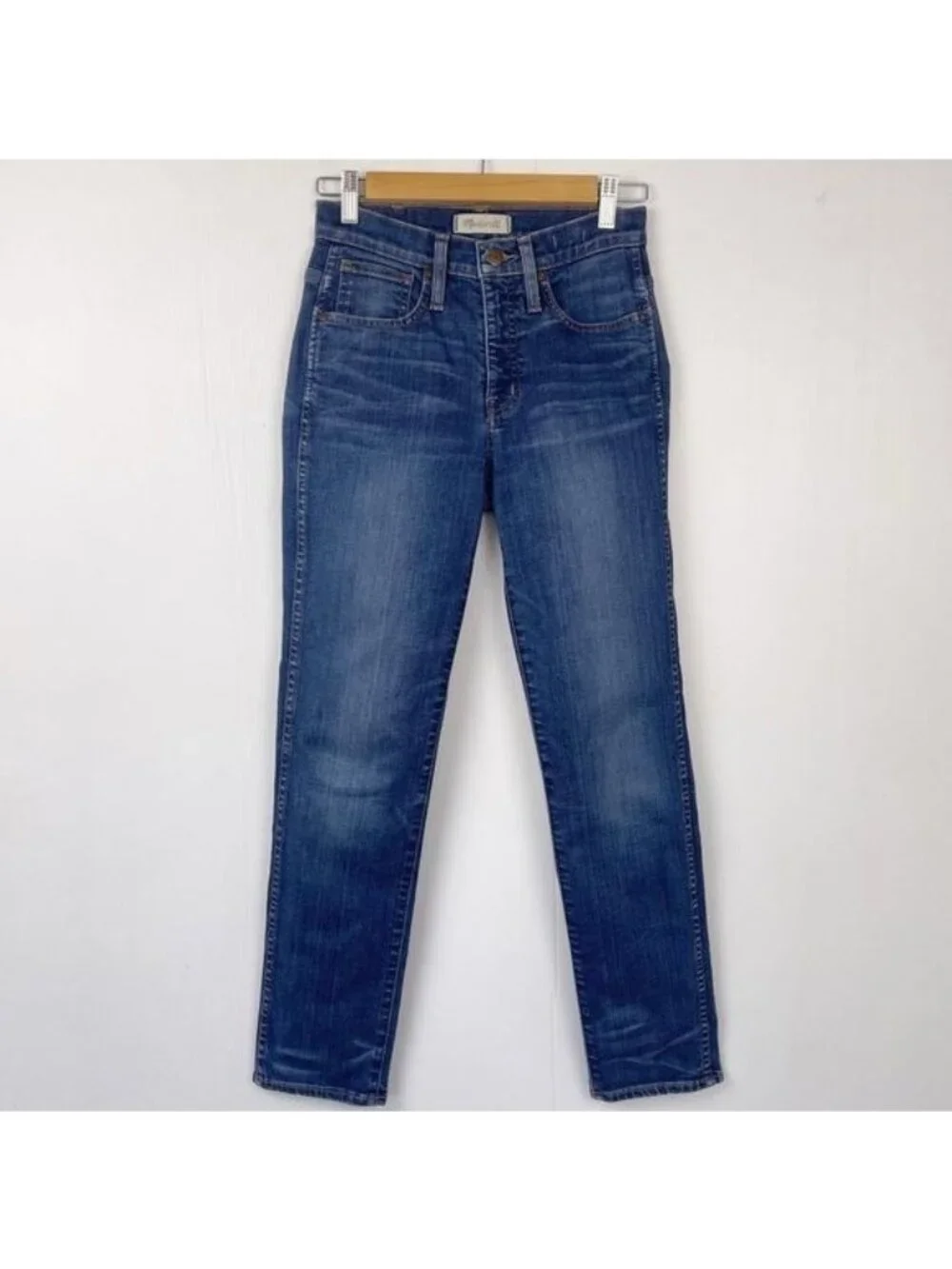 Madewell Slim Straight Jeans in William Wash G7205 size 25